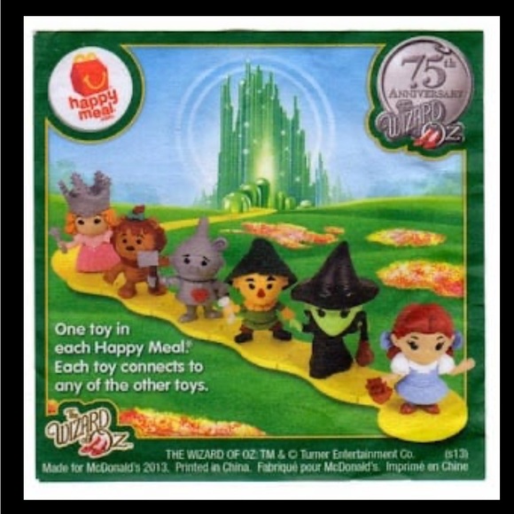 2013 McDonald's Wizard of Oz Happy Meal Toys Set - Picture 1 of 4